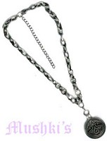 Metal Pendant Necklace - click here for large view